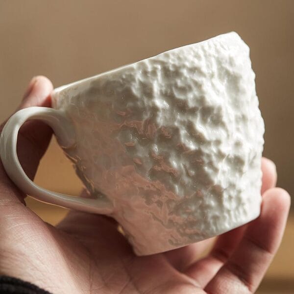 Retro Stoneware Irregular Mug Wholesale - Image 3