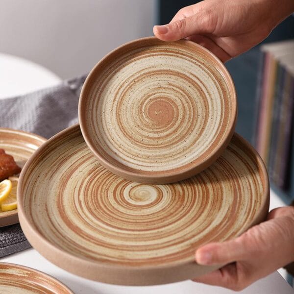 Japanese Korean Ceramic Flat Plate Wholesale