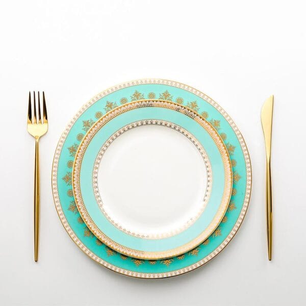 Vintage Ceramic Green Plates Custom Wholesale - Image 2