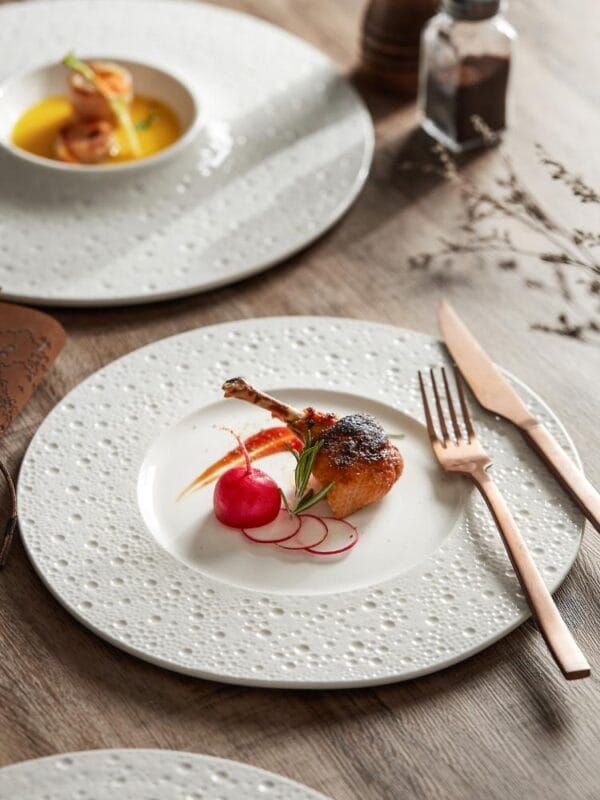 Meteorolite Ceramic Dinner Plate Wholesale - Image 4