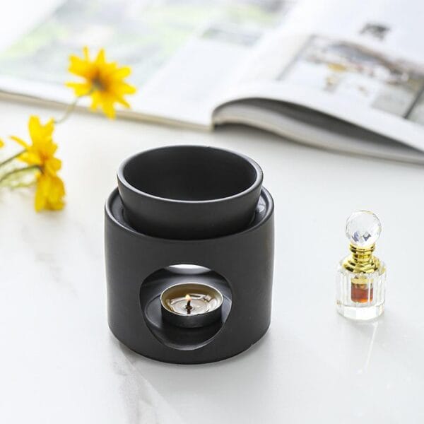 Black Ceramic Oil Burner Wholesale - Image 3