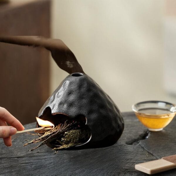 Mini Fireplace Ceramic Sage Burner Wholesale - Image 4
