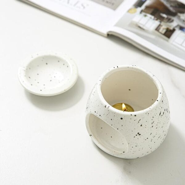 Speckled Glaze Ceramic Oil Burner Wholesale - Image 2