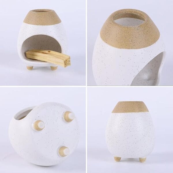 Sand Glaze Ceramic Sage Burner Wholesale - Image 2