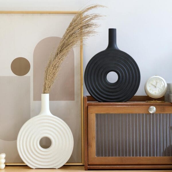Nordic Ceramic Circle Vase Wholesale - Image 2