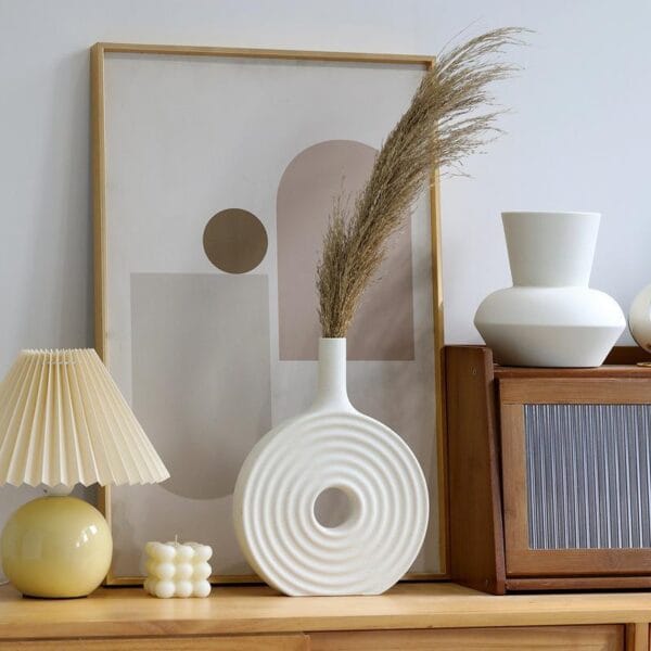Nordic Ceramic Circle Vase Wholesale - Image 4