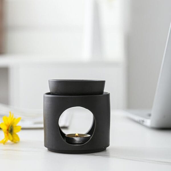 Black Ceramic Oil Burner Wholesale - Image 2