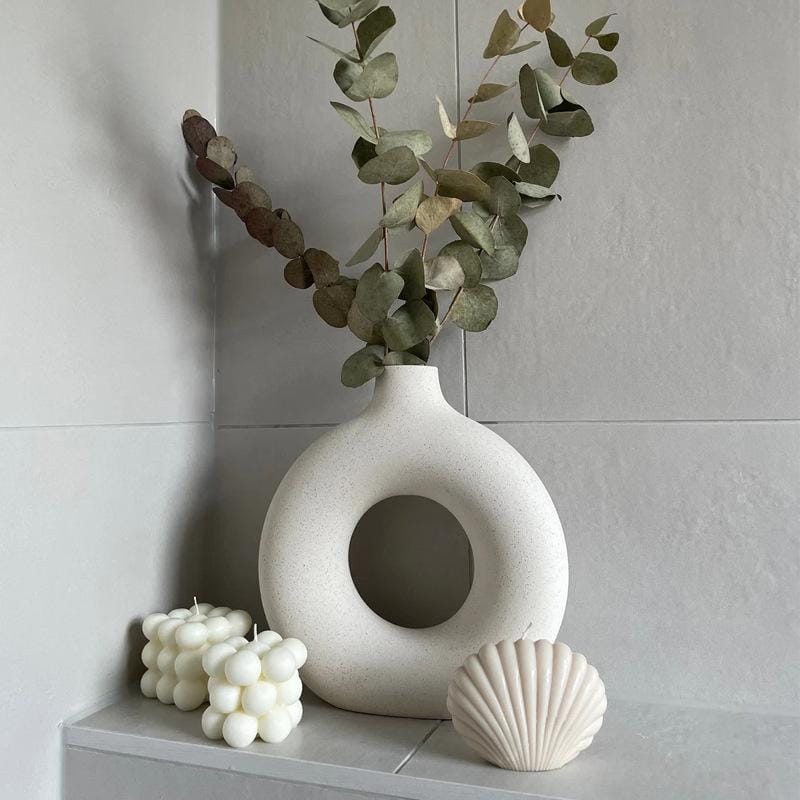 Round Ceramic Vase Set Wholesale