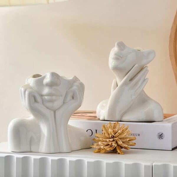 Human Ceramic Art Vase Wholesale - Image 4