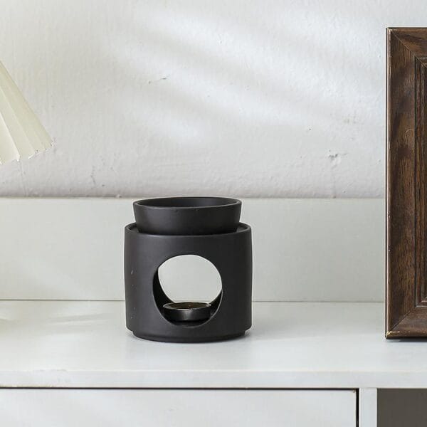 Black Ceramic Oil Burner Wholesale - Image 4